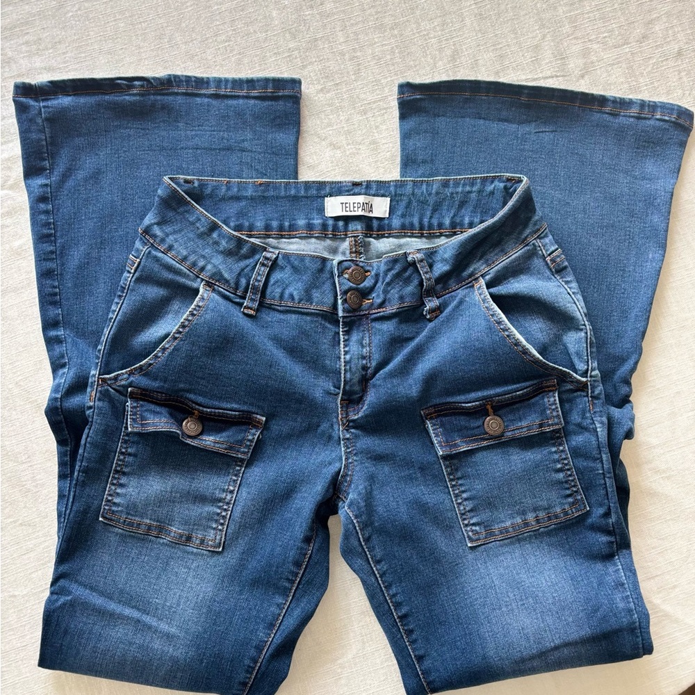 Cozy Blue Jeans With Style and Flare